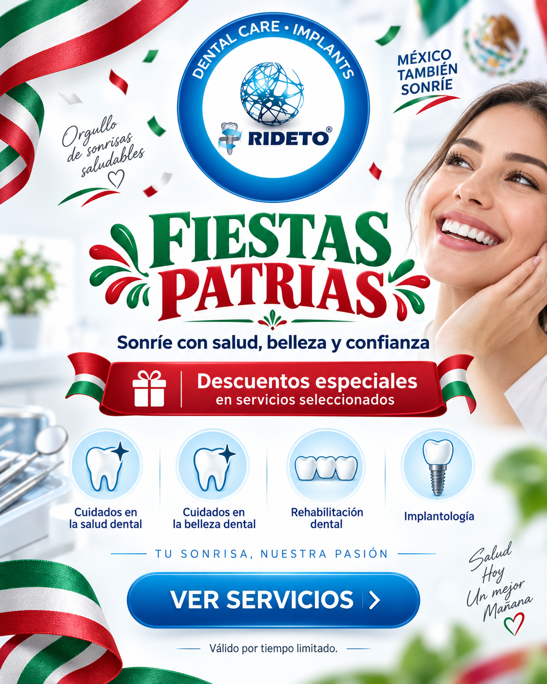 Promoción Fiestas Patrias de Rideto Dental Care